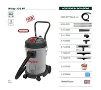 Aspiradora y Aspirador de Líquidos LAVOR WINDY 130PF Profesional