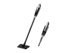 Aspiradoras Escobillas en seco y húmedo inalámbricas con fregona, 15000pa Aspirador ligero Aspirador de mano Vertical Y Fregona Combinada para Suelos Duros Pelos de animales (Negro)