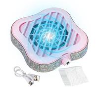 Aspirateur À Poussière D'Ongles - Outil De Nettoyage Silencieux Et | Ventilateur D'Ongle À Aspiration Réglable 5,31x5,2x1,65 Pouces10 Filtres - Pour Salon, Bureau, Table Et Débutants Ou