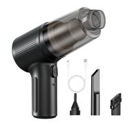 Aspirateur Sans Fil - Aspirateur Voiture | Aspira Teur À Main Sans Fil Voiture 1200 MAh Rechargeable Type-C, MiniAspirateur Puissant Portable 3,7 V, Nettoyeur Automobile Compact Pour Poussière Et Débr