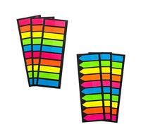 Aspire 1200 Piezas de Marcapáginas Transparentes y Post it, Pestañas Adhesivas para Libros, Marcadores de Páginas de Índice Pastel, Notas Removibles para Escribir