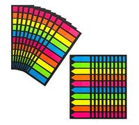 Aspire 4000 Piezas de Marcapáginas Transparentes y Post it, Pestañas Adhesivas para Libros, Marcadores de Páginas de Índice Pastel, Notas Removibles para Escribir