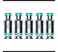 Aspire AF Mesh 0.6 - Bobinas de repuesto para Aspire Flexus Blok, Flexus Q, Flexus STIK Kits, paquete de 5, sin nicotina (0,6 Ohm)