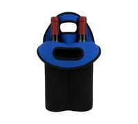 Aspire Bolsas de vino para 2 botellas, soportes de neopreno para botellas de vino, enfriadores aislados para botellas de agua para viajes, picnic, fiesta, Blue, Talla única