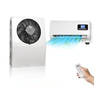 Aspligo 12v dc aire acondicionado Split eléctrico Aparcamiento Camión Aire acondicionado Unidad de CA para tractor Bus Barco Camper Van Motorhome RV Remolque Excavadora Grúa 6800-10500BTU