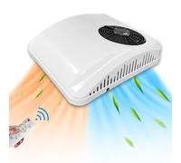 Aspligo - Aire acondicionado de 24 V CC 10000 BTU en la azotea RV con calor 24 voltios eléctrico estacionar aire acondicionado unidad para RV, camión, autocaravana, remolque, autobús, barco, compresor