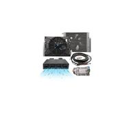 Aspligo Aire acondicionado universal de 12 V, 12 V, 10000 BTU bajo el salpicadero, solo refrigeración, eficiente energéticamente y ajuste universal, enfriamiento rápido para coches clásicos de