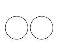 ASPNH Piezas de repuesto de junta tórica, adecuadas para filtros de recipiente Sunsun HW302, HW402, HW702, negro, 2 piezas.