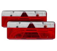 Aspöck Europoint III Juego de Pilotos Traseros 7 Funciones Izquierdo y Derecho para Remolque Luz Freno Marcha Atrás Antiniebla 12V ASS2.1 7 PIN IP56K