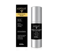 ASPOLVIT - Crema antiedad facial de noche con colágeno y rosa mosqueta. Triple acción: nutritiva, regeneradora y anti-aging - 30 ml