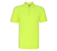 Asquith & Fox Asquith and Fox Men's Polo, Amarillo (Neon Yellow 000), Medium para Hombre