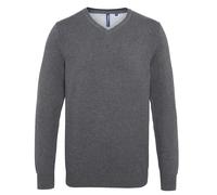 Asquith & Fox hombre mezcla algodón v-neck suéter aq042 - inteligente saltador