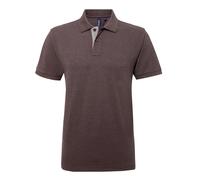 Asquith & Fox masculino estilo clásico polo de contraste aq012 - smart/casual to