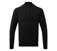 Asquith & Fox mezcla de algodón de hombres 1/4 suéter cremallera aq048