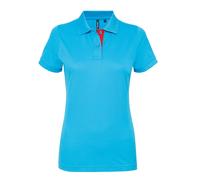 Asquith & Fox polo de contraste de las mujeres - plano de la mujer inteligente /