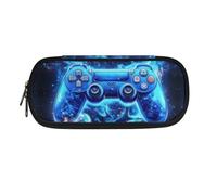 ASQVTIFE Estuche para lápices de gran capacidad con compartimentos y organizador de escritorio para niñas y niños, Consola de juegos, L8.8x W1.7x H4.1inches, Mochila para niños