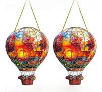ASQzhuLIWing 2pcs 2D Air Globo con calefacción Sol Captura de Disco Decoración Colgante de Pared para Colgar al Aire Libre Decoración para Ventanas terrazas y Jardines de Cielo