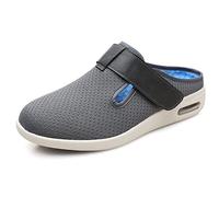 ASRJ Zapatos para diabéticos para hombres con pies hinchados, pantuflas para mujeres para edema diabético fascitis plantar juanetes artritis pies hinchados