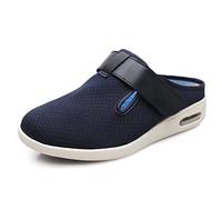 ASRJ Zapatos para diabéticos zapatos de ancho ancho para hombres pantuflas para artritis zapatos médicos ajustables anchos extra anchos ajustables zapatos para diabéticos ligeros y transpirables