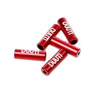 AsrMyjcx 5 Piezas Terminales de Cambio Tapas de Cable de Cambio Kit de Funda de Cambio Terminales de Funda de Cambio en para Protección Y Repar, Rojo, 4mm
