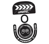 AsrMyjcx Accesorios para Patines de ratón de Cristal, Resistentes, compatibles, Profesionales, Almohadillas para los pies de ratón de Cristal, Regalos fáciles, Style D