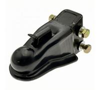 AsrMyjcx Acoplador Remolque Estructura Negro | Resistente, Acoplador Remolque Regulable, Estable, para Caravanas, Estándar