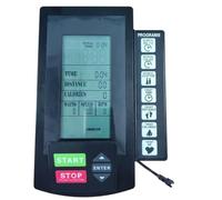 AsrMyjcx Bicicleta Estática Bluetooth Consola Pantalla Datos Cardíaco Velocidad Distancia Calorías Teclas Programa Material Plástico Adecuada para Planes de Cardio Gimnasios, Estilo Estándar