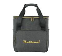AsrMyjcx Bolsa para Guardar Discos de Vinilo, Organizador de Oficina para álbumes de LP de 12", portátil, con Tapa, de Tela Oxford.