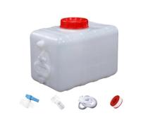 AsrMyjcx Contenedor de Agua para Camping, Rectangular Horizontal, Gran Depósito de Agua con Grifo de Llenado Ancho para Un Llenado Rápido, para Pescadores, 15l