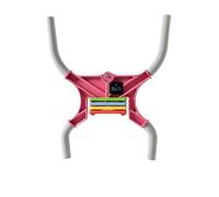 AsrMyjcx Ejercitador de Brazos Ajustable Entrenador de Brazos Fortalecedor de Antebrazos Máquina de Resorte Cuatro Niveles de Resistencia para Progresión, Rosa Sueño