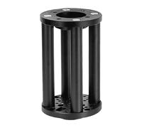 AsrMyjcx Elevador de Altura para Montura ecuatorial, Repuesto de Accesorios para telescopio, de extensión portátil, Resistente y Profesional para EQ5, 200 Mm Negro