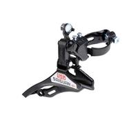 AsrMyjcx Front Derailleur Abrazadera Metálica 31.8mm Compatible con y Bicicletas de Carretera Doble Cableado E Inferior Estructura Robusta de, 4 Piezas
