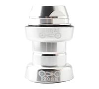 AsrMyjcx Juego de Dirección de Bicicleta Juego de Dirección Rodamiento Taza Tapón Conector de Potencia Tipo Quill con Copa de Rodamiento, de Plata