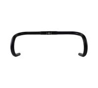 AsrMyjcx Manillar de Bicicleta de Carretera de Aleación de Aluminio, Ligero, Profesional, Ergonómico, Accesorio Adecuado para Paseos de Ocio, Negro