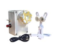 AsrMyjcx Máquina Enrolladora de Cañas de Pescar Accesorio Eléctrico para Bobinado Fabricación Compacta Portátil Material PP Adecuada para Cañas Y Taller, Sin Cable
