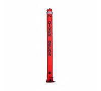 AsrMyjcx Marcadora de Superficie de Buceo Señalizadora Tubo SMB Flotador Inflado por Etapa y Manual Válvula de Retención TPU Tejido Nylon 210D y Anilla D de, Naranja, 1.8m 18cm