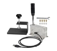 AsrMyjcx Palanca de Cambios secuencial USB para PC G923 G920, fácil de Instalar, Piezas de reparación de Videojuegos, Palanca de Cambios, Freno de Mano, Negro