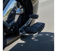 AsrMyjcx Pedal de Freno para Motocicleta Palanca de Freno Reposapiés Pedal Antideslizante Construcción de Metal y Caucho Resistencia al Desgaste Reposapiés