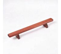 AsrMyjcx Push Up Training Stand Barra de Flexiones Paraletes Soporte Elevado Madera Maciza Agarre Firme Acabado Suave Estable Adecuado para Entrenamiento, Array, Nogal Rojo