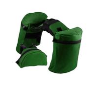 AsrMyjcx Saddlebag Pack Bolsa de Silla Bolsa de Cuerno Bolsa de Pommel Portátil Material Oxford Resistente para Excursiones Ecuestres Celebraciones Uso Familia, Verde
