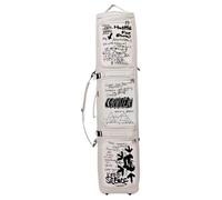 AsrMyjcx Snowboard Bolsa Portaequipaje Ruedas Multiuso para Viaje Separador Húmedo Seco Soporte para Botas Correa Desmontable Adecuada para Desplazamientos de, Blanco