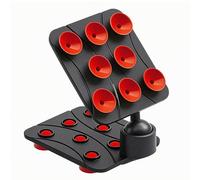 AsrMyjcx Soporte de Cámara Subacuática Montura de Succión Base de Ventosa Soporte para Teléfono Diseño Ajustable con Rótula y Placa Inclinada Material de, Rojo