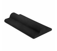 AsrMyjcx Tablero Fitness Estiramiento Resistente para Entrenamiento de la Parte Inferior del Cuerpo Superficie Curva para Recuperación Muscular Material Seguro, Negro, Negro, 30cm