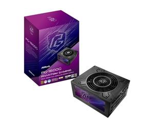 Asrock 1000W Phantom Gaming PG-1000G PSU, Fully Modular, 80+ Gold, Cybenetics Gold & Lambda A, ATX 3.1, PCIe 5.1