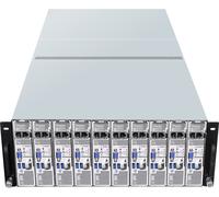 ASRock 4U18N-AM5/2T, RACK 4U, 18-node system, UP, AMD Ryzen 8000, 2x10GbE, Red. PSU, IPMI