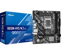 ASRock 90-MXBJJ0-A0UAYZ Placa base H610M-HVS con zócalo LGA 1700 y soporte para DDR4