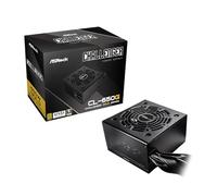 ASRock Challenger - Fuente de alimentación de 650 W ATX 3.1 Auto iCOOL Control Inteligente del Ventilador de 120 mm, Hoja de Golf 80 Plus, Certificado Dorado, no Modular CL-650G