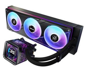 Asrock Cpc Phantom Gaming 360 Lcd 90-Apga36-Baaga5 CpU-Wasserk? 360 mm. ¿LcD-Display? ¿Argb? ¿TriplE-Fan? Schwarz