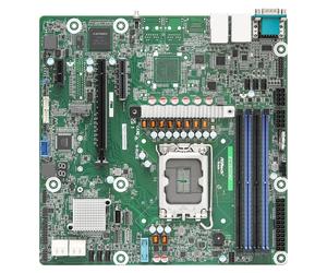 ASRock EC262D4U, 1xSKT LGA 1700, Intel E-2400, C262, SATA, NVMe, 1xM.2, 2x10GbE, 2xGbE, IPMI