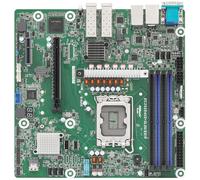 ASRock Rack Placa base para servidor EC262D4U2-2L2Q/E810 Micro-ATX Single Socket V1 (LGA 1700) Intel Xeon E-2400 Series C262 Dual SFP28 (25GbE)